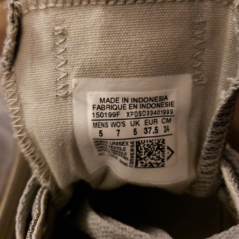 Gray Converse All Stars - Picture 4 of 6